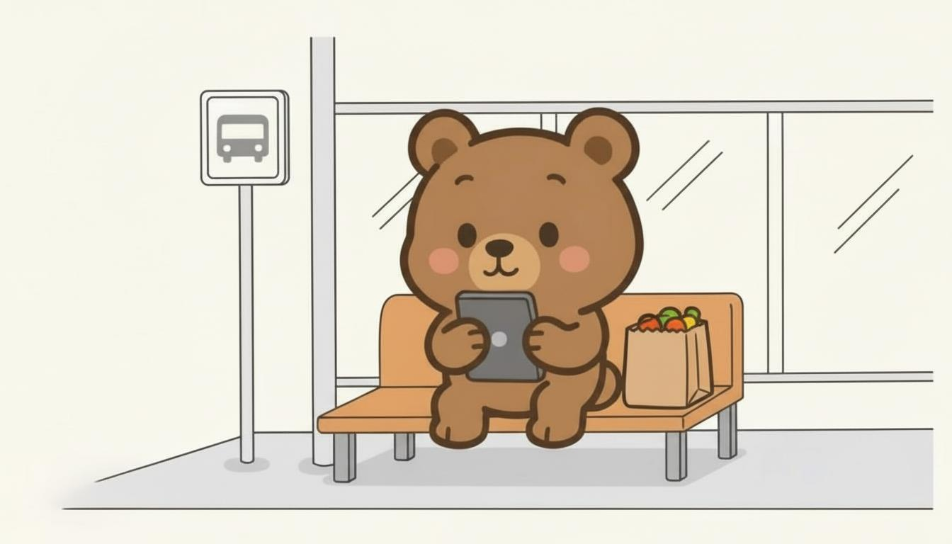 Bear on the go, learning without distractions